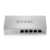 Коммутатор Web Smart L2 коммутатор Zyxel GS1200-5HPv3,  5xGE  (4xPoE+),  бюджет PoE 68 Вт,  настольный,  бесшумный