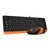 A4 Fstyler F1010 Клавиатура + мышь клав:черный / оранжевый мышь:черный / оранжевый USB