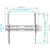 Arm Media PLASMA-4 Кронштейн для телевизора 22"-65" макс.55кг настенный наклон черный