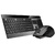Клавиатура + мышь Rapoo 9900M BLACK клав:черный мышь:черный USB беспроводная Bluetooth / Радио slim  (19354)