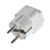GoPower 00-00025058 Адаптер-переходник сетевой,  универсальный EU 1р.С / З белый