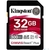 Флеш карта SDHC 32Gb  Kingston SDHC,  UHS-I Class U3 V90,  чтение: 300Мб / с,  запись: 260Мб / с <SDR2 / 32GB>