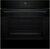Serie 6,  духовой шкаф электрический,  60 см,  66 л,  черный, сенсорное управление,  8 режимов+AutoPilot 30 (30 автоматических программ),  LCD-дисплей,  галогенное освещение,  самоочистка EcoClean, Soft Open and Soft Close door, телескопические направляющие на 2 уровнях