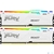 Память оперативная /  Kingston 32GB 5200MT / s DDR5 CL40 DIMM  (Kit of 2) FURY Beast White RGB XMP