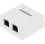 Розетка инф. настенная RJ45 кат. 5Е UTP 2 порта GENERICA