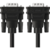 Greenconnect Кабель SVGA 1.0м чёрный,  OD6.0mm. 15M  /  15M,  28 / 28 AWG,  двойной экран  (GCR-VM2VM1-1.0m)