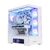 корпус ZALMAN P40 DS,  ATX,  WHITE,  WINDOW,  9.1-inch LCD screen,  2xCombo (2.5” or 3.5”),  1x2.5”,  1xUSB TYPE-C,  2xUSB3.0,  SIDE 3x120mm ARGB,  REAR 1x120mm ARGB