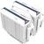 CPU Cooler 134*148*159mm,  1000-2200RPM,  33.18-86.2CFM,  0-35.3dBA,  12V,  0.02-0.3A,  Dual Ball