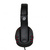 Наушники с микрофоном Oklick HS-L380G черный / красный 1.8м мониторы оголовье  (JD-032)