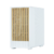 ZALMAN P10 NAMU,  MATX,  WHITE,  WINDOW,  FRONT COVER WALNUT,  2x3.5",  3x2.5",  1xUSB TYPE-C,  1xUSB3.0,  FRONT 2x120mm,  REAR 1x120mm ARGB