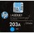 HP 203A Original Cyan LaserJet Toner Cartridge