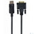 Bion Кабель DisplayPort - DVI,  20M / 24+1M,  позолоченные контакты,  1, 8м,  черный [BXP-CC-DPM-DVIM-018]