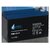 Battery Parus Electro HM-12-9,  standard series HM-12-9,  voltage 12V,  capacity 9Ah  (discharge 20 hours),  max. discharge current  (5sec) 135A,  max. charge current 3.6A,  lead-acid type AGM,  terminals F2,  LxWxH 151x65x94mm.,  total height with terminals 100mm.,  weight 2.65kg.,  service life 6 years.