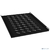 Cabeus SH-J018-FC-1000-BK Полка 19" перфорированная глубиной 700 мм для напольных шкафов глубиной 1000 мм,  цвет черный  (RAL 9004)