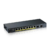 PoE+ Zyxel GS1100-10HP,  8xGE PoE+,  2xSFP,  настольный,  бесшумный,  бюджет PoE 130 Вт,  Kensigton lock