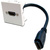 Lanmaster LAN-SIP-23HDMI-WH Вставка Mosaic 45x45 с адаптером HDMI с удлинителем,  мама-мама,  белая