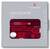 Швейцарская карта SwissCard Lite  /  полупрозрачная красная  (шт.) 0.7300.T