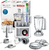 Комбайн кухонный Bosch MC812S814,  мощность 1250 Вт,  7 насадок,  белый,  серебристый