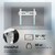 Кронштейн ONKRON /  32-65'' макс 400*400 наклон +12º от стены: 35-145мм,  макс вес 68, 2кг,  встр уровень,  белый