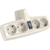 ZIS Pilot T splitter 4 electric sockets with overload protection,  with built-in 2xUSB charger  (2A)
