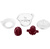 Соковыжималка цитрусовая Scarlett SC-JE50C06 25Вт рез.сок.:700мл. белый / коричневый