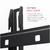 Кронштейн Holder LCD-T2609-B металлик 22"-47" макс. 40 кг настенный наклон