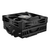 DEEPCOOL AN400 BLACK LGA1700 / 1200 / 115X / AM5 / AM4 низкопрофильный 52, 5 mm  (27шт / кор,  TDP 150W,  PWM,   Fan 120mm,  4 тепл. Трубок,  Copper Base,  White LED,  черный) RET