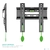 ONKRON BASIC FM1 чёрный 17"-42" Максимальная нагрузка: 30 кг VESA: 75x75,  100x100,  100x200,  200x100,  200x200 мм Вылет от стены: 30 мм Встроенный уровень Система фиксации