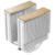 Кулер для процессора DEEPCOOL AK620 G2 WH LGA1851 / 1700 / 1200 / 115X / AM5 / AM4  (8шт / кор,  TDP 260W,  PWM,  DUAL Fan 120mm,  6 тепл. трубок,  Copper Base,  Wood-grain top cover,  белый) RET  (R-AK620G2-WHNNMN-GJD)