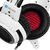 Наушники с микрофоном Oklick HS-G300 белый / черный 2.5м мониторы оголовье  (AH-V1W)