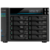 ASUSTOR AS6510T 10-Bay NAS / Media player / Intel Atom C3538 2, 1GHz (Quad-Core),  8GB SO-DIMM DDR4,  noHDD (HDD, SSD),  / 2x10GbE+2x2, 5Gbe (LAN) / 2xUSB3.2, HDMI / M.2 / 4ip camera license ; 90IX0191-BW3S10