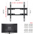 Кронштейн для телевизора Holder T4624-B черный 32"-55" макс.40кг настенный наклон