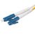 Hyperline FC-D2-9-LC / UR-SC / UR-H-2M-LSZH-YL  (FC-9-LC-SC-UPC-2M) Патч-корд волоконно-оптический  (шнур) SM 9 / 125  (OS2),  LC / UPC-SC / UPC,  duplex,  LSZH,  2 м