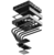 Кулер для процессора ID-COOLING IS-77-XT BLACK LGA1851 / 1700 / 1200 / 115X / AM5 / AM4 низкопрофильный высота 77mm  (18шт / кор,  TDP 150W,  PWM,  6 тепл.трубок + медная база,  FAN 120mm) BOX