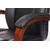 Кресло руководителя Бюрократ T-9923WALNUT / BLACK черный кожа крестовина дерево