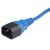 Hyperline PWC-IEC13-IEC14-5.0-BL кабель питания монитор-компьютер IEC 320 C13 - IEC 320 C14  (3x1.0),  10A,  прямая вилка,  5 м,  цвет синий