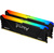 Память DDR4 2x16GB 3200MHz Kingston KF432C16BB2AK2 / 32 Fury Beast RGB RTL Gaming PC4-25600 CL16 DIMM 288-pin 1.35В kit single rank с радиатором Ret
