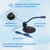 Микрофон проводной Oklick MP-M009B 1.8м черный