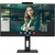Монитор AOC 27" Pro Q27P3QW черный IPS LED 16:9 HDMI M / M Cam матовая HAS Piv 1000:1 350cd 178гр / 178гр 2560x1440 75Hz DP QHD USB 6.6кг