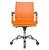 Бюрократ CH-993-Low / orange,  Кресло,  низкая спинка,  оранжевый,  иск.кожа