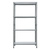 Стеллаж Практик ES 150KD пол.:4 разборная 1450x750x300мм серый  (S24099033402)