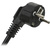 ITK PH12-7D1-P PDU 7 розеток DIN49440  (нем. cтанд.) с LED выключателем,  1U,  шнур 2м вилка DIN49441  (нем. станд.),  профиль из ПВХ,  черный