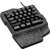 Игровой блок Oklick 701G IRON FIST черный USB for gamer LED  (подставка для запястий)