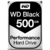 Western Digital WD5003AZEX,  Caviar Black,  500Gb,  7200об. / мин.,  3.5",  64МБ,  SATA III,  oem