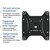 Kromax OPTIMA-200 black Кронштейн для LED / LCD телевизоров 15"-42",  max 25 кг,  настенный,  0 ст свободы,  23.5 мм,  max VESA 200 x 200 мм