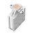DEEPCOOL AK400 WH LGA1700 / 1200 / 115X / AM5 / AM4  (18шт / кор,  TDP 260W,  PWM,  Fan 120mm,  4 тепл. Трубки,  белый) RET