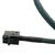 Кабель DiliVing DLSL38-1067 Slimline SASx4  (SFF8654) -to- HD MiniSAS x4  (SFF8643) PCIE 3.0,  85 Ohm,  100cm