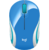 Мышь Logitech беспроводная M187,  синий  (Wireless Mini Mouse - 2.4GHZ - EMEA)