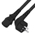 GCR Кабель питания PROF 2.0m,  Евровилка угловая - С13,  3*1, 0mm,  черный,  GCR-54377
