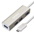Ginzzu GR-518UB USB HUB TYPE-C,  4 порта USB 3.0,  20см кабель
